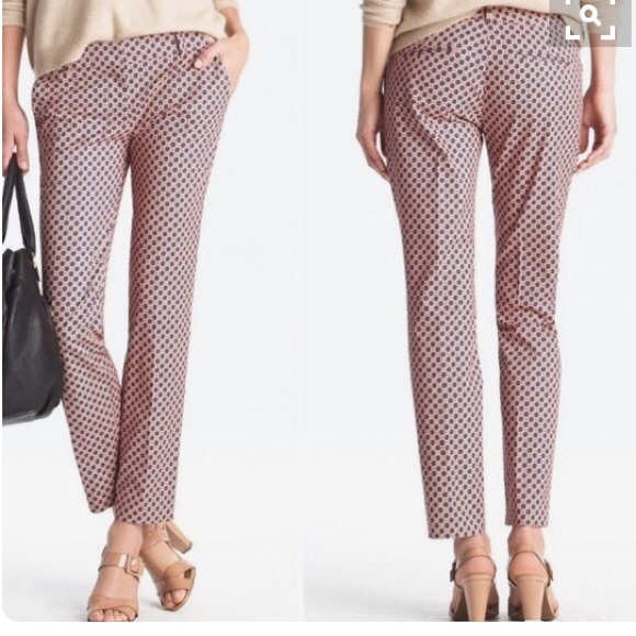 J. Crew Pants - J. Crew | Cafe’ Capri Foulard Floral Print